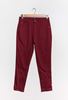 Picture of JEANS LIKE TROUSER WITH STITCH WINE
